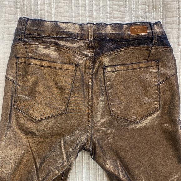 Juicy Couture Metallic Pull On Jeggings size 8 - Picture 7 of 10